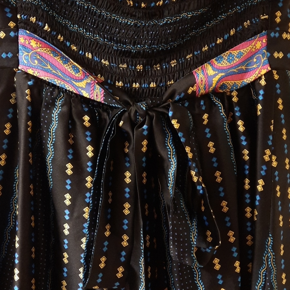 NWT, Betsey Johnson Vintage Strapless Silk Dress - Picture 8 of 13